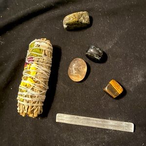 Manifestation healing crystal set